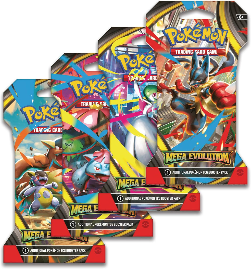 Pokémon TCG: Mega Evolution Sleeved Booster Pack (10 Cards)