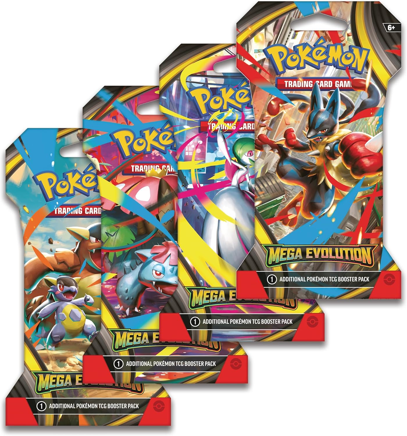 Pokémon TCG: Mega Evolution Sleeved Booster Pack (10 Cards)