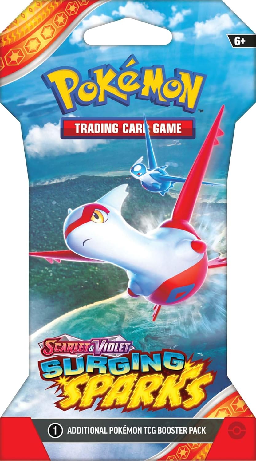 Pokémon TCG: Scarlet & Violet-Surging Sparks Sleeved Booster Pack (10 Cards)