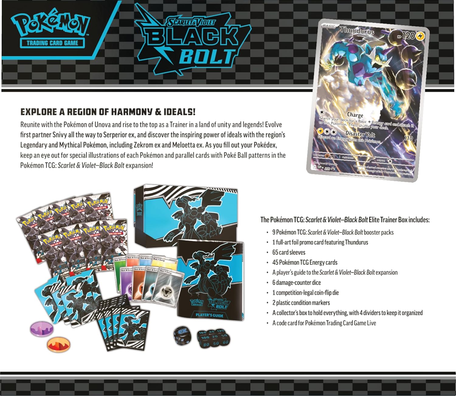 Pokémon TCG: Scarlet & Violet-Black Bolt Pokémon Center Elite Trainer Box