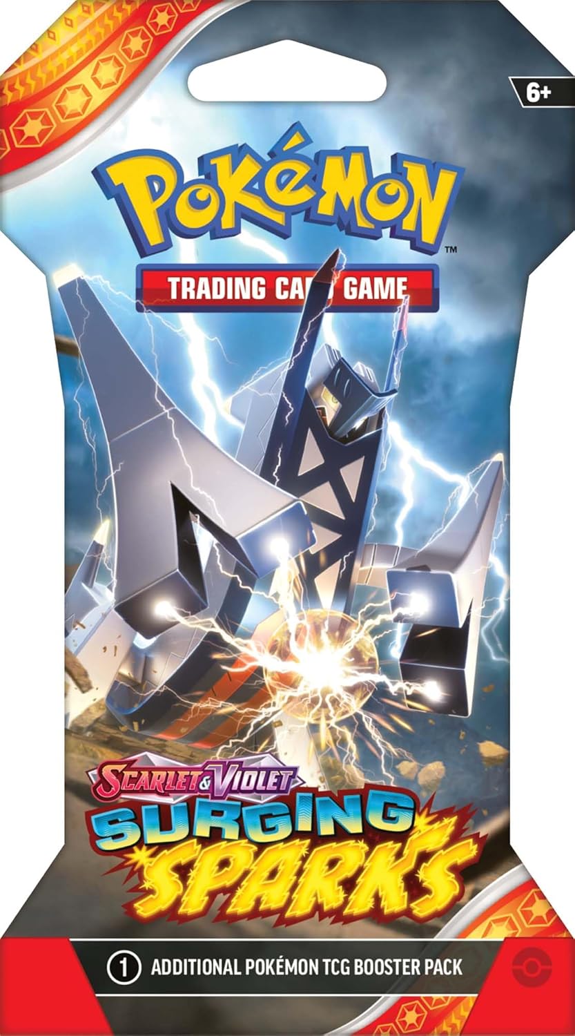 Pokémon TCG: Scarlet & Violet-Surging Sparks Sleeved Booster Pack (10 Cards)