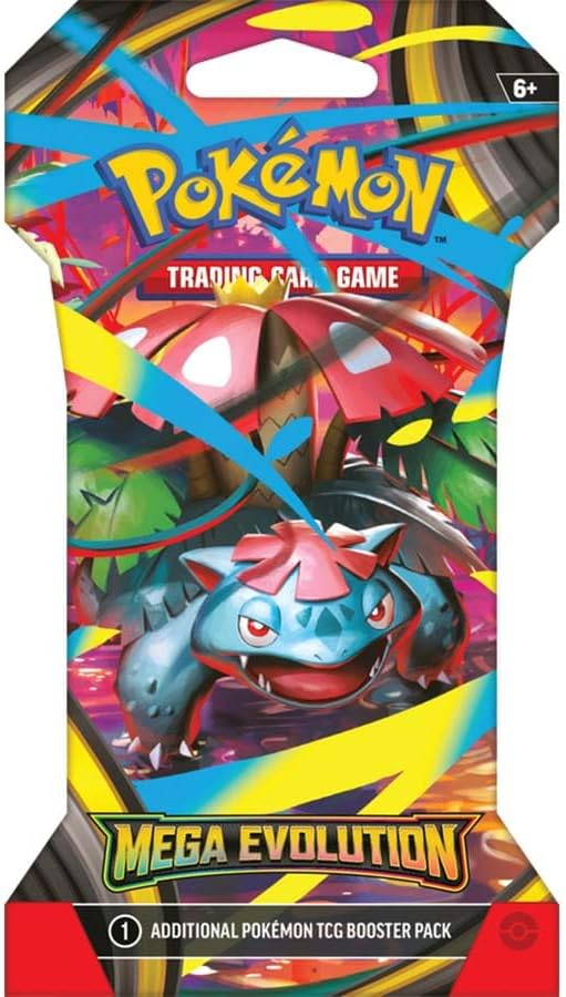Pokémon TCG: Mega Evolution Sleeved Booster Pack (10 Cards)