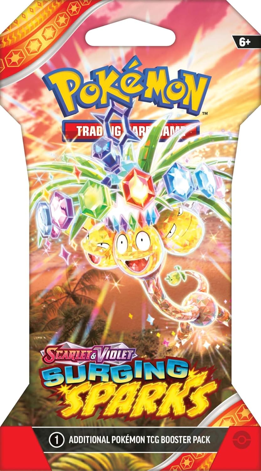 Pokémon TCG: Scarlet & Violet-Surging Sparks Sleeved Booster Pack (10 Cards)